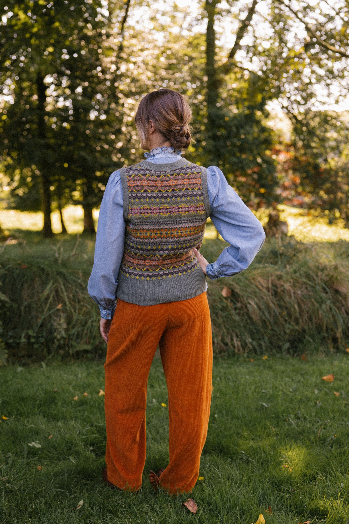 Kinross Waistcoat in Agate