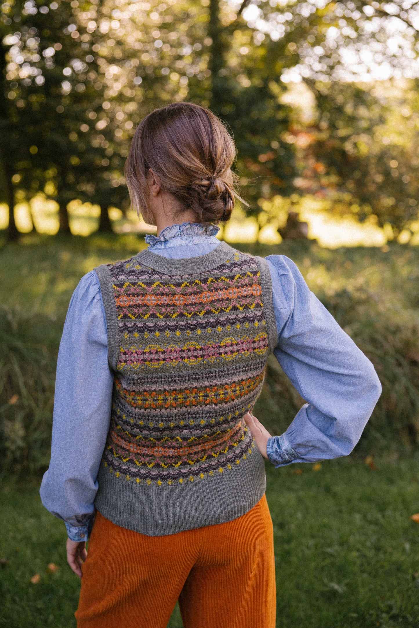 Kinross Waistcoat in Agate