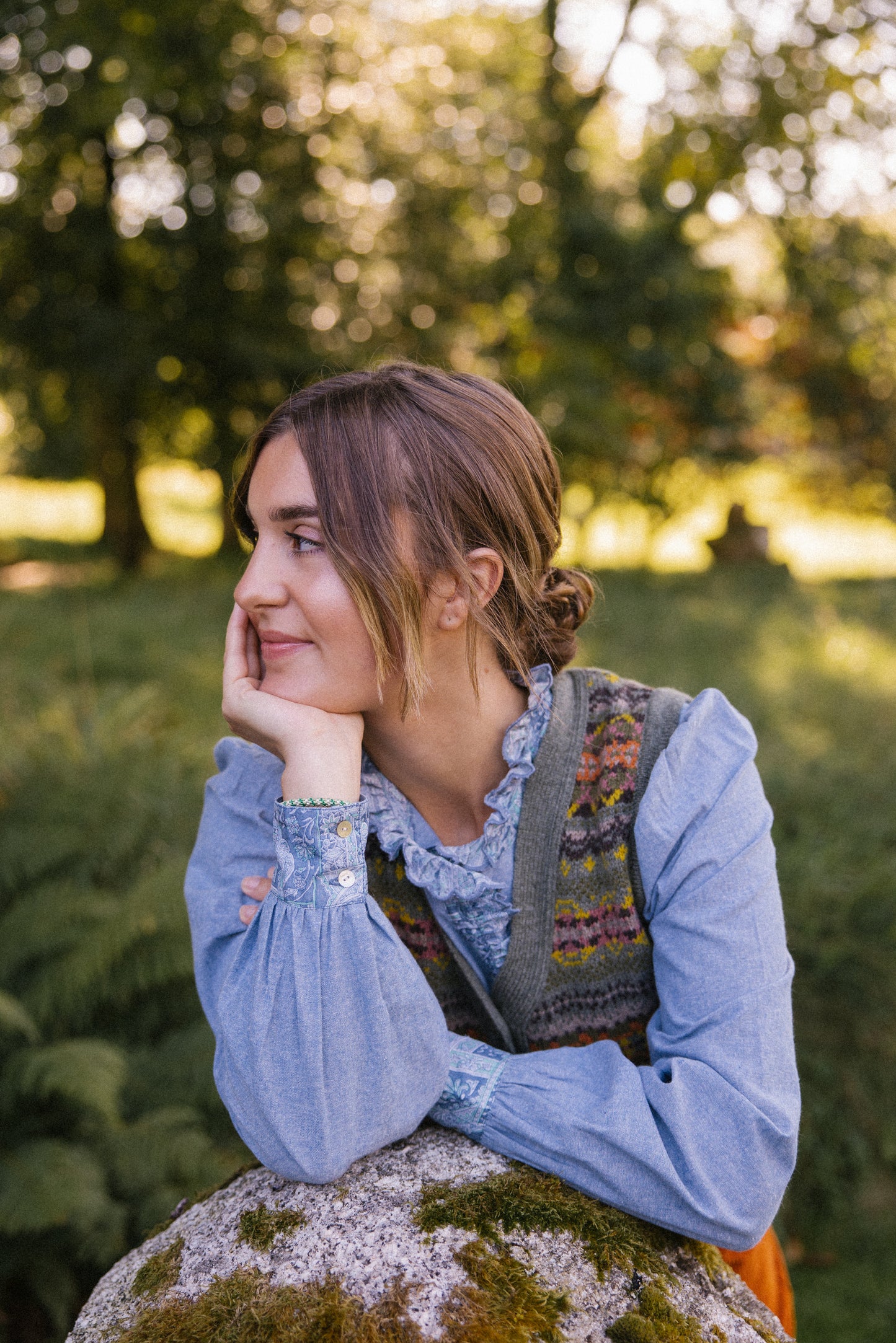 Kinross Waistcoat in Agate