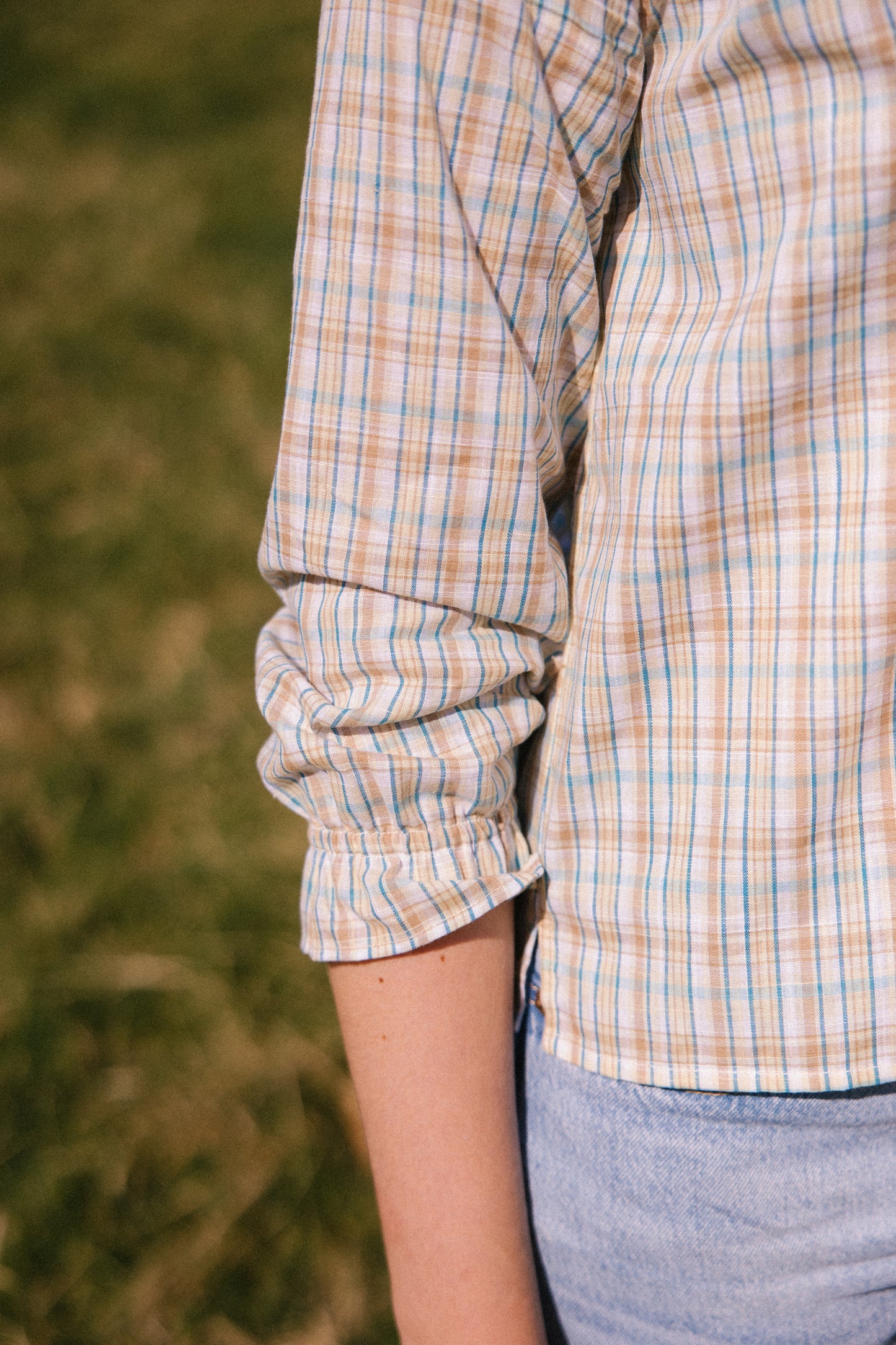 Monty Shirt - Sand Multi Check