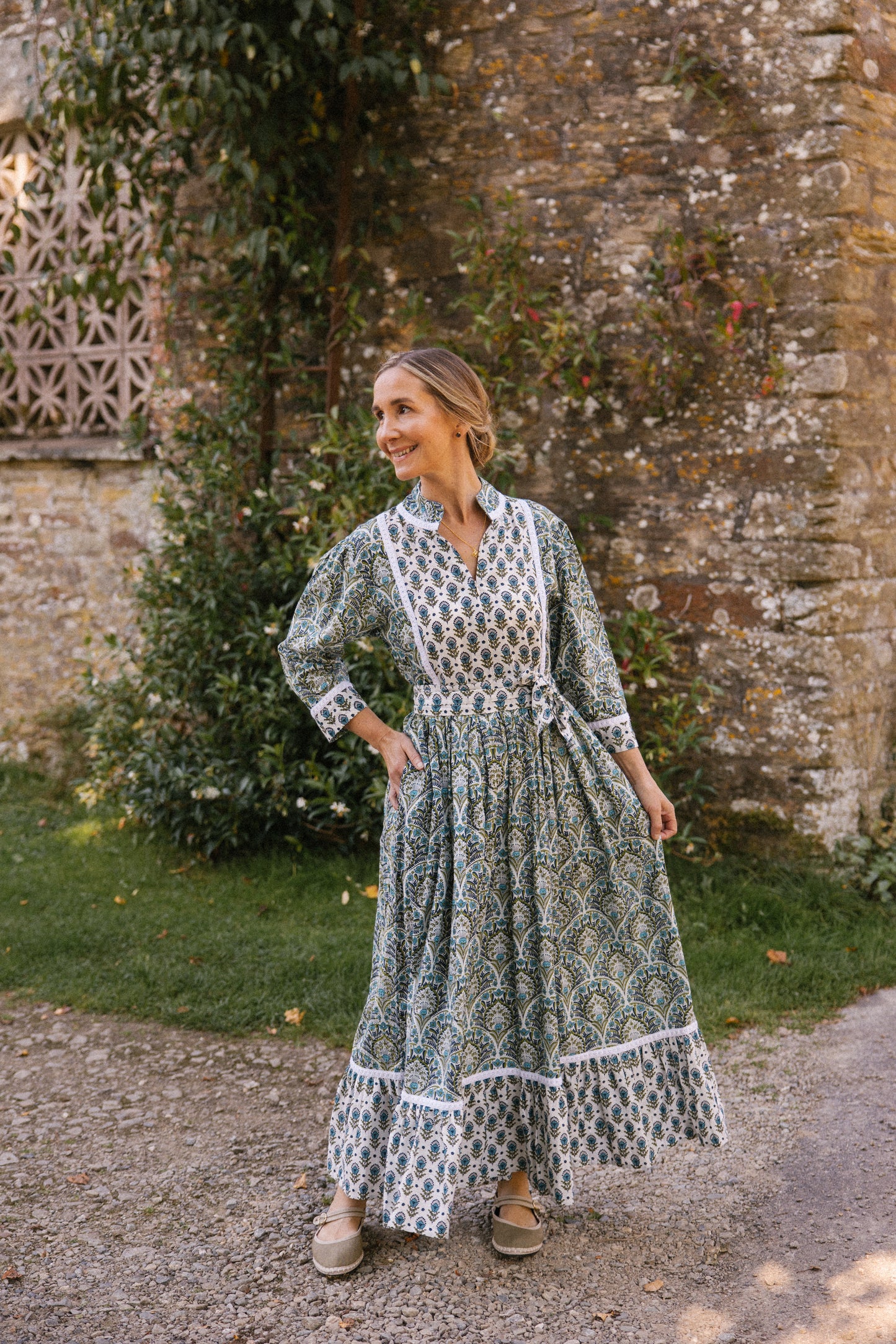 Joelyn Dress- Fiesta Green-( AVAILABLE FOR PREORDER )