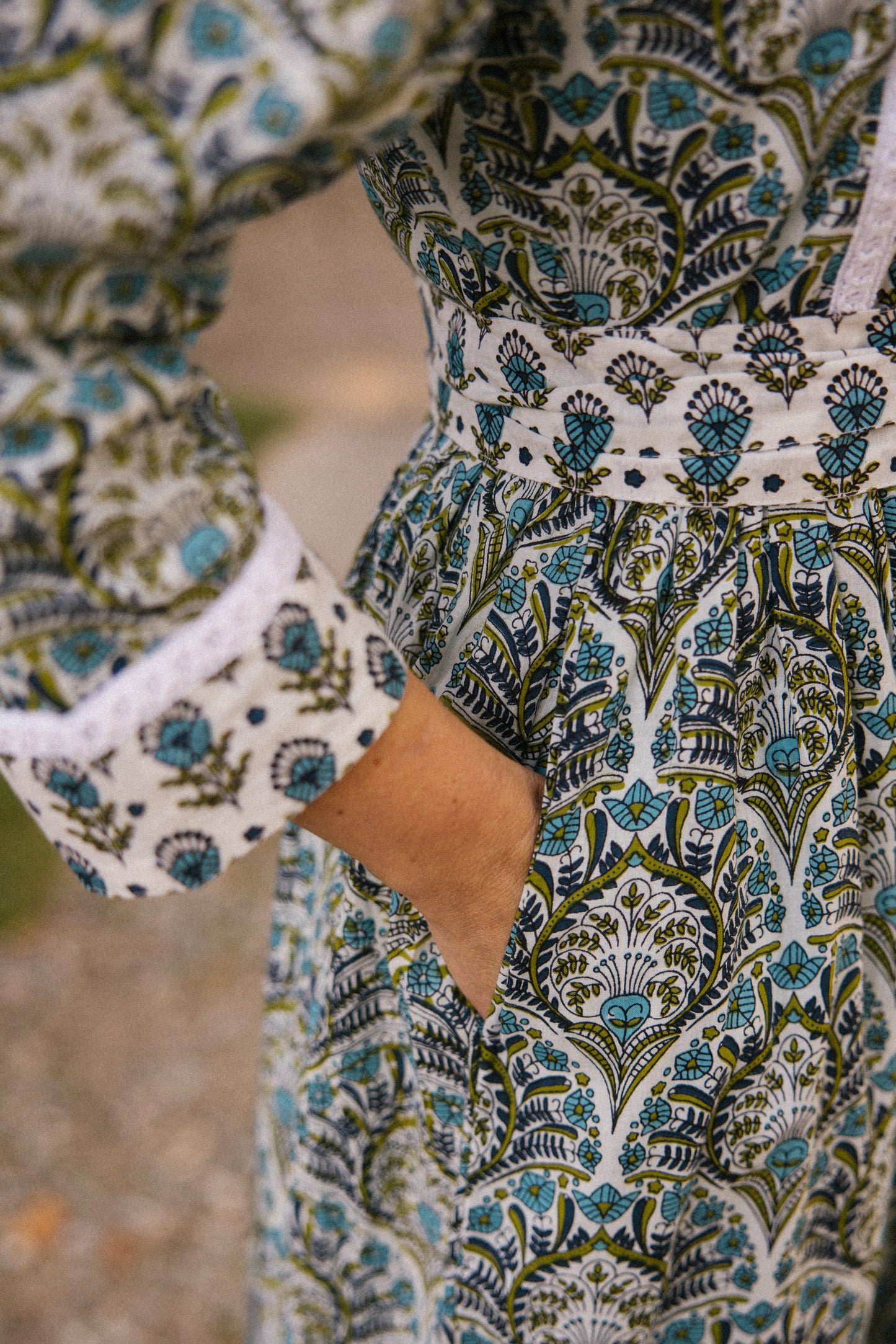 Joelyn Dress- Fiesta Green-( AVAILABLE FOR PREORDER )