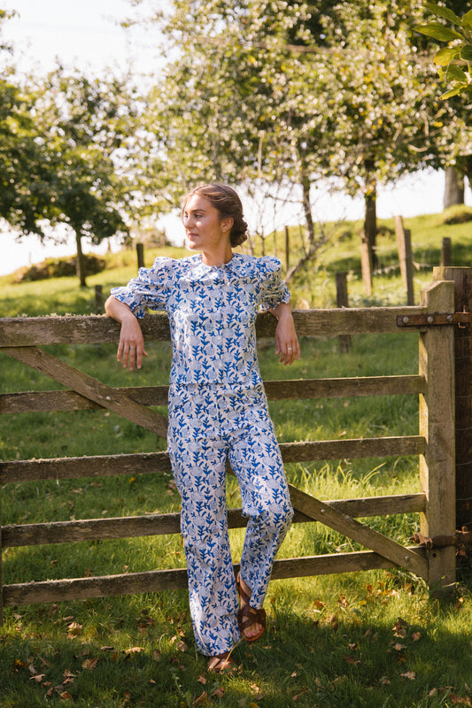 Lowen Trousers - Cornflower