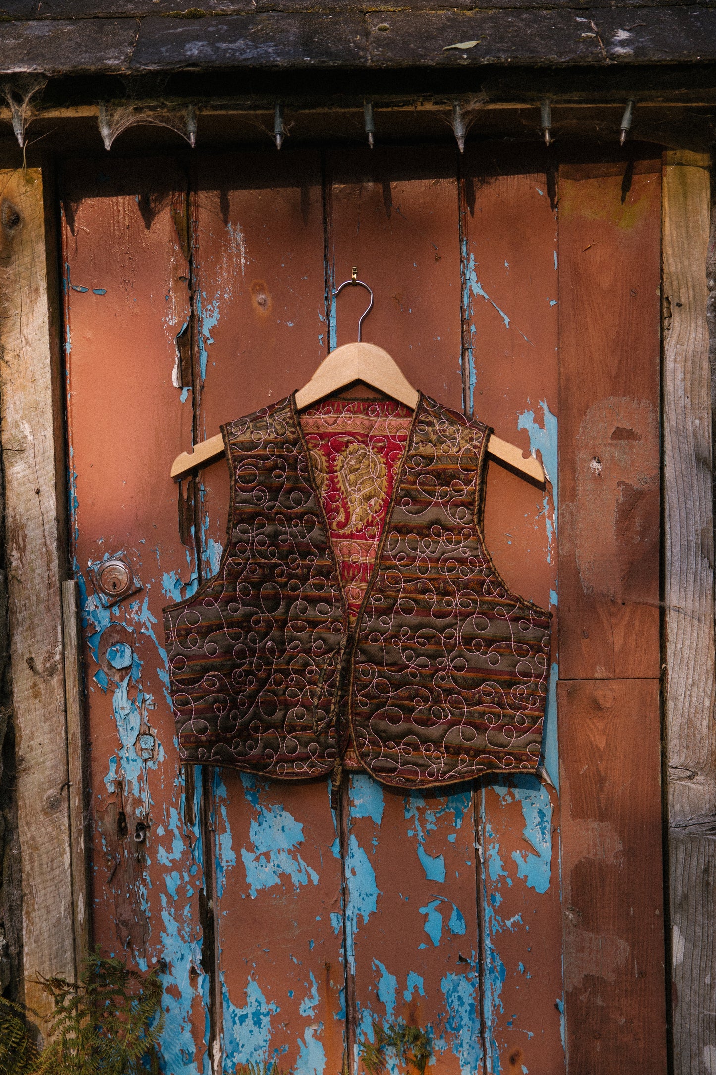 Melissa Silk Reversible Waistcoat M - 056