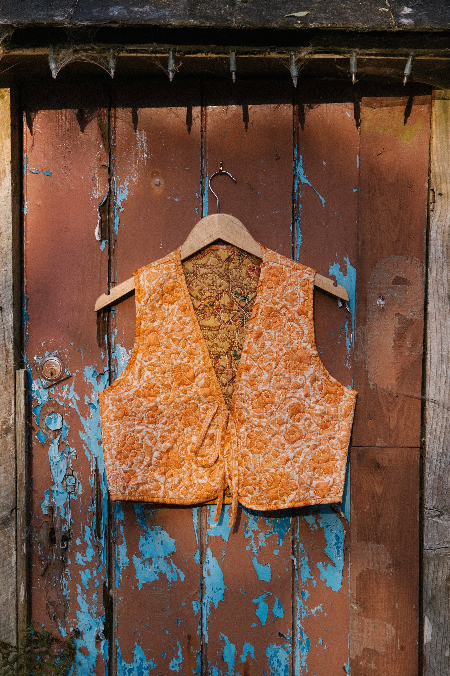 Melissa Silk Reversible Waistcoat M - 059