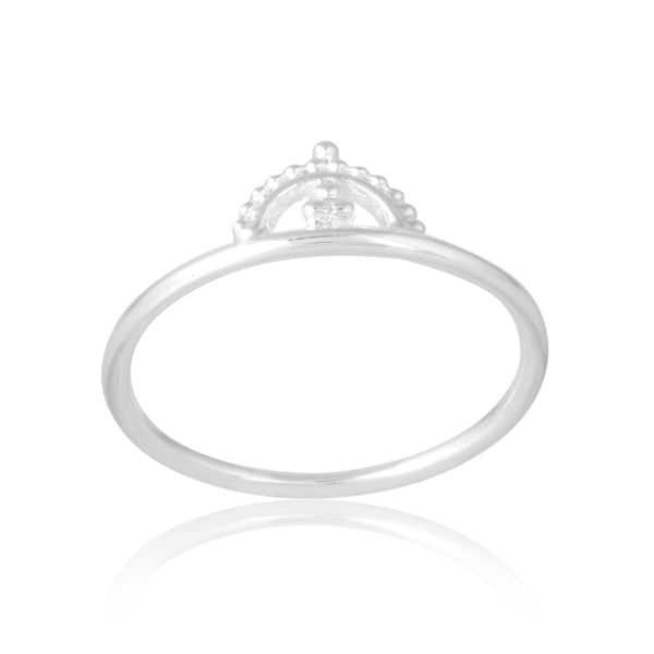 Temple ring in Sterling Silver