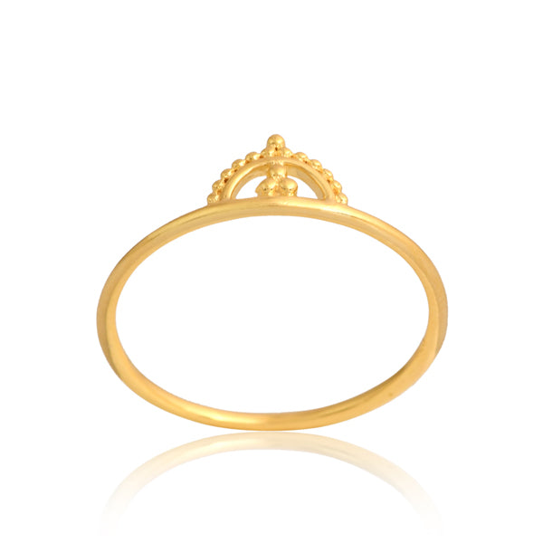 Temple Ring in 18ct Gold