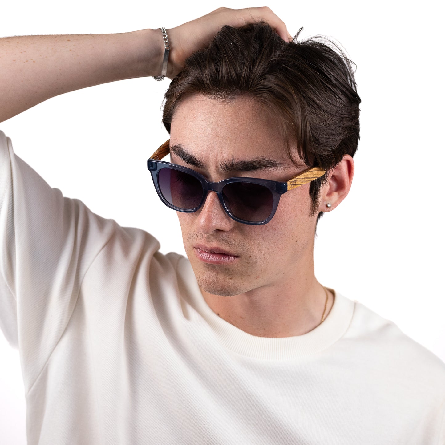 Lila Grace Midnight Blue Sunglasses