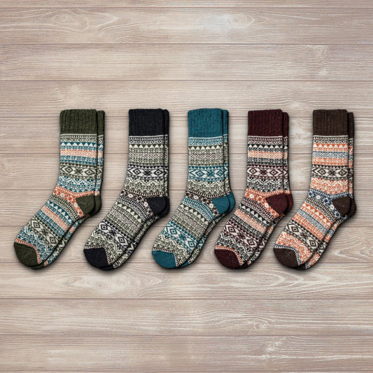 Arne Wool Socks - Brown