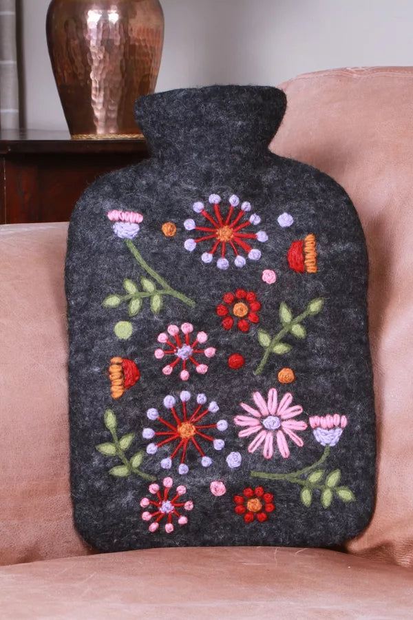 Hand Felted Lugano Hot Water Bottle