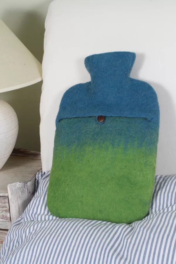 Hand Felted Sheep Hot Water Bottle