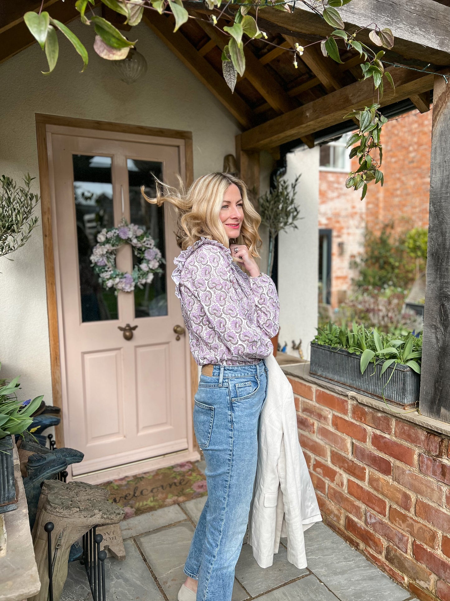 Lolita Lilac Floral Blouse