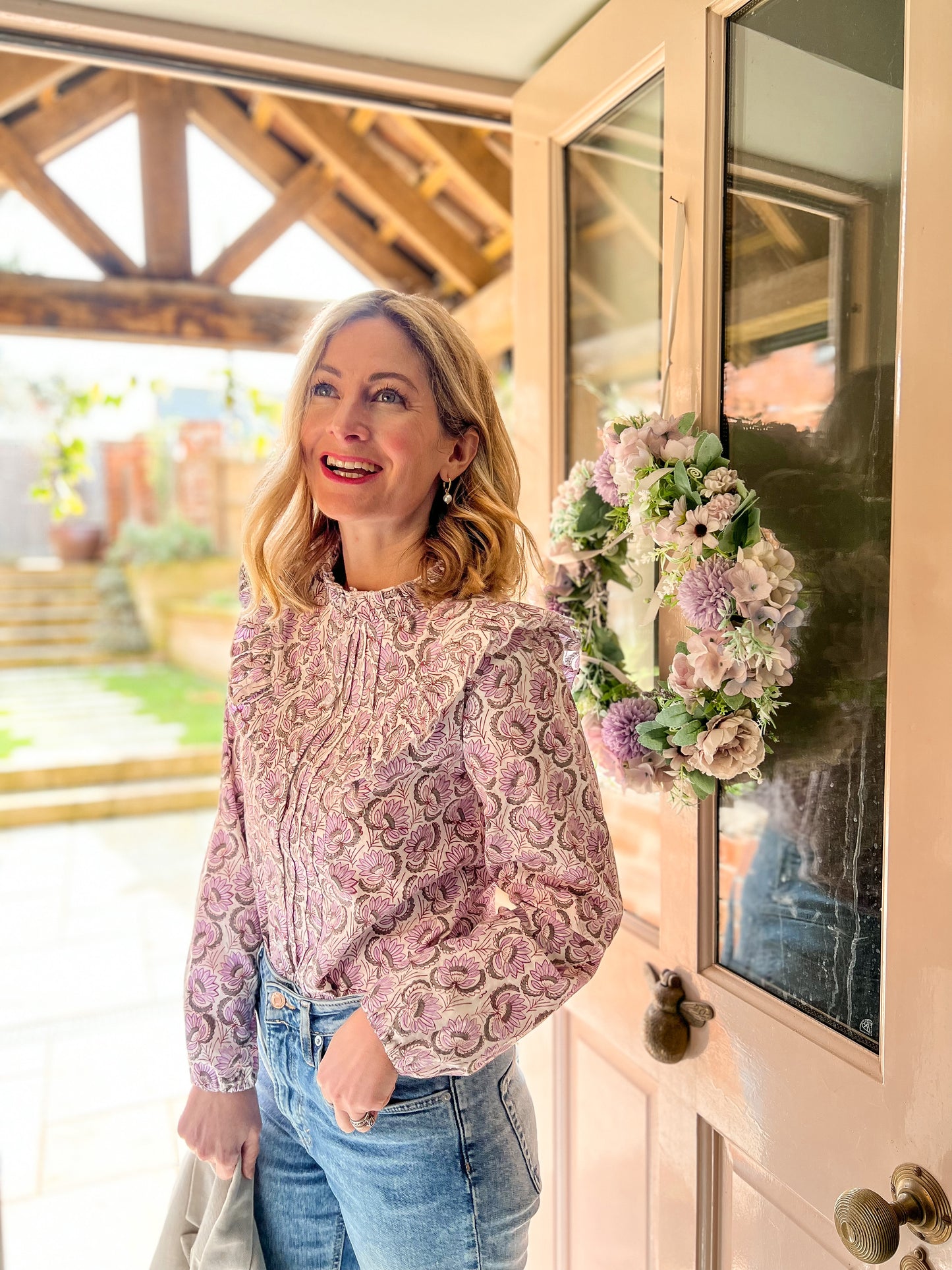 Lolita Lilac Floral Blouse