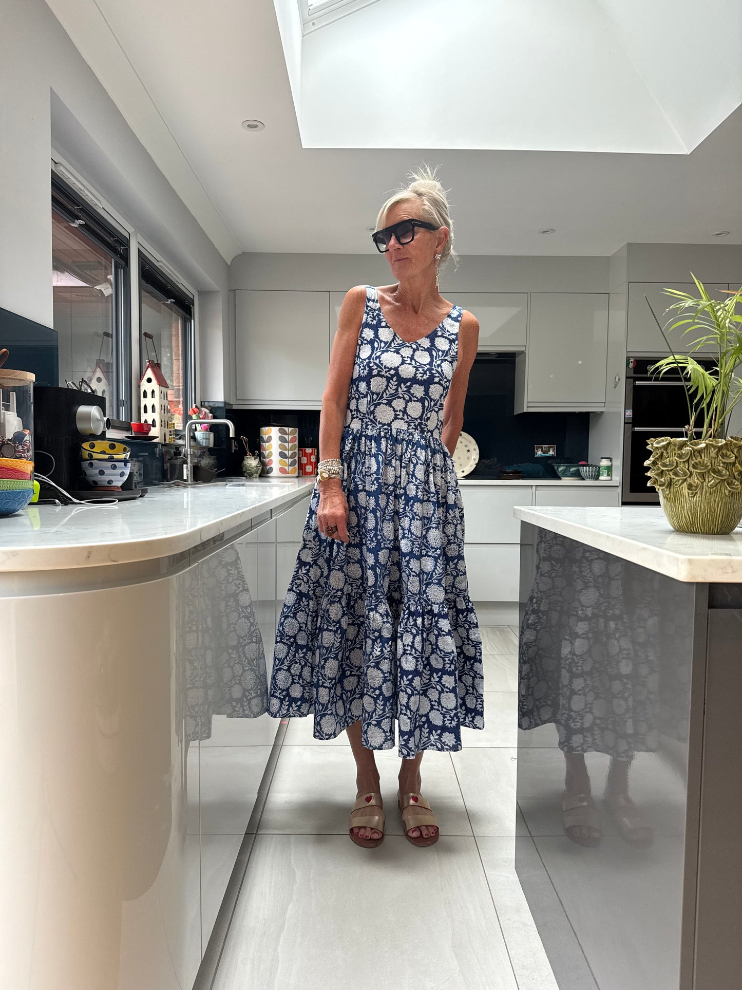 Lottie Sun Dress - Blue