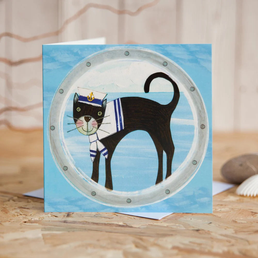 The Ships Cat Greeting Card
