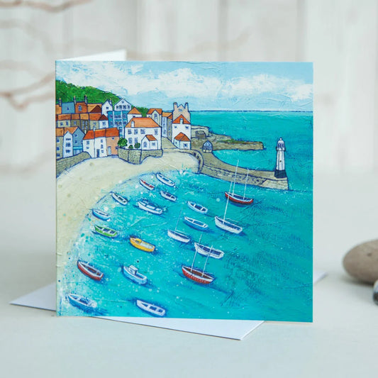 Turquoise Water Greeting Card
