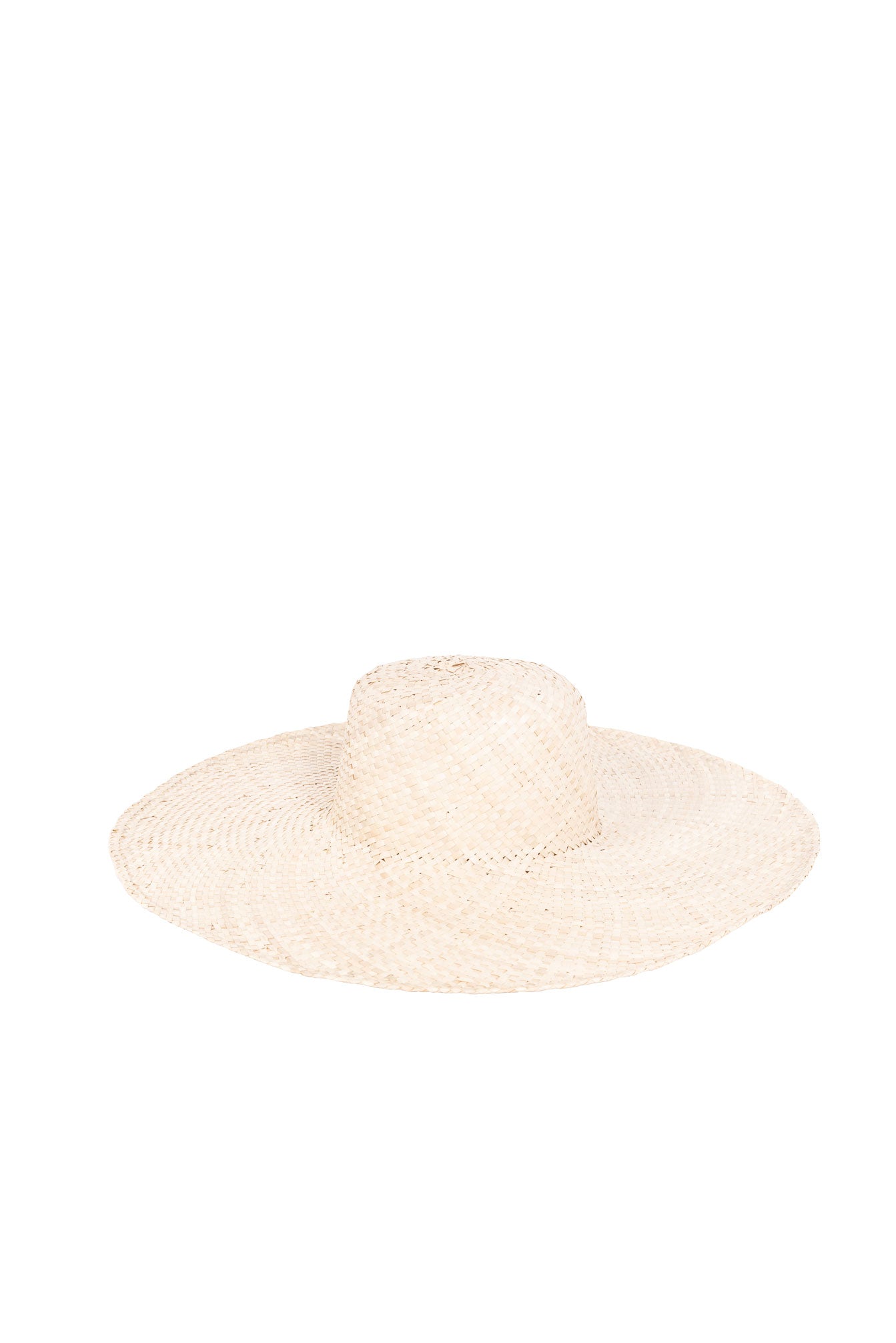 Raffia Sombrero Wide Brim Hat in Natural