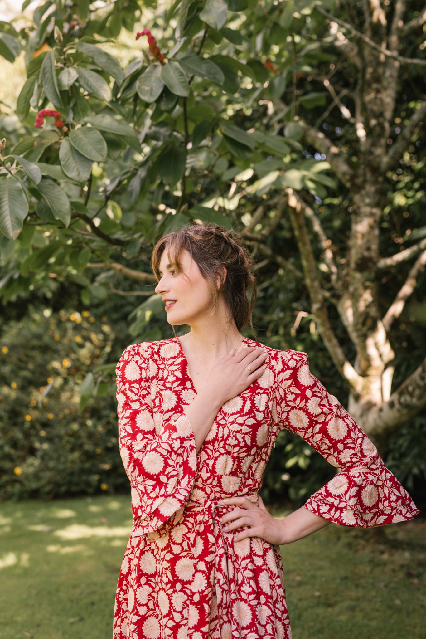 Frida Dress in Red