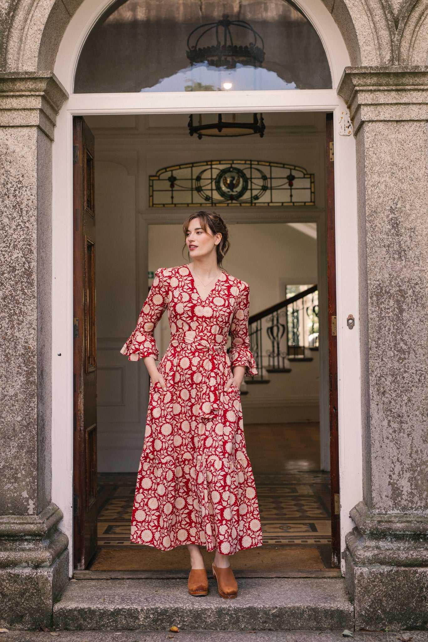 Frida Dress in Red