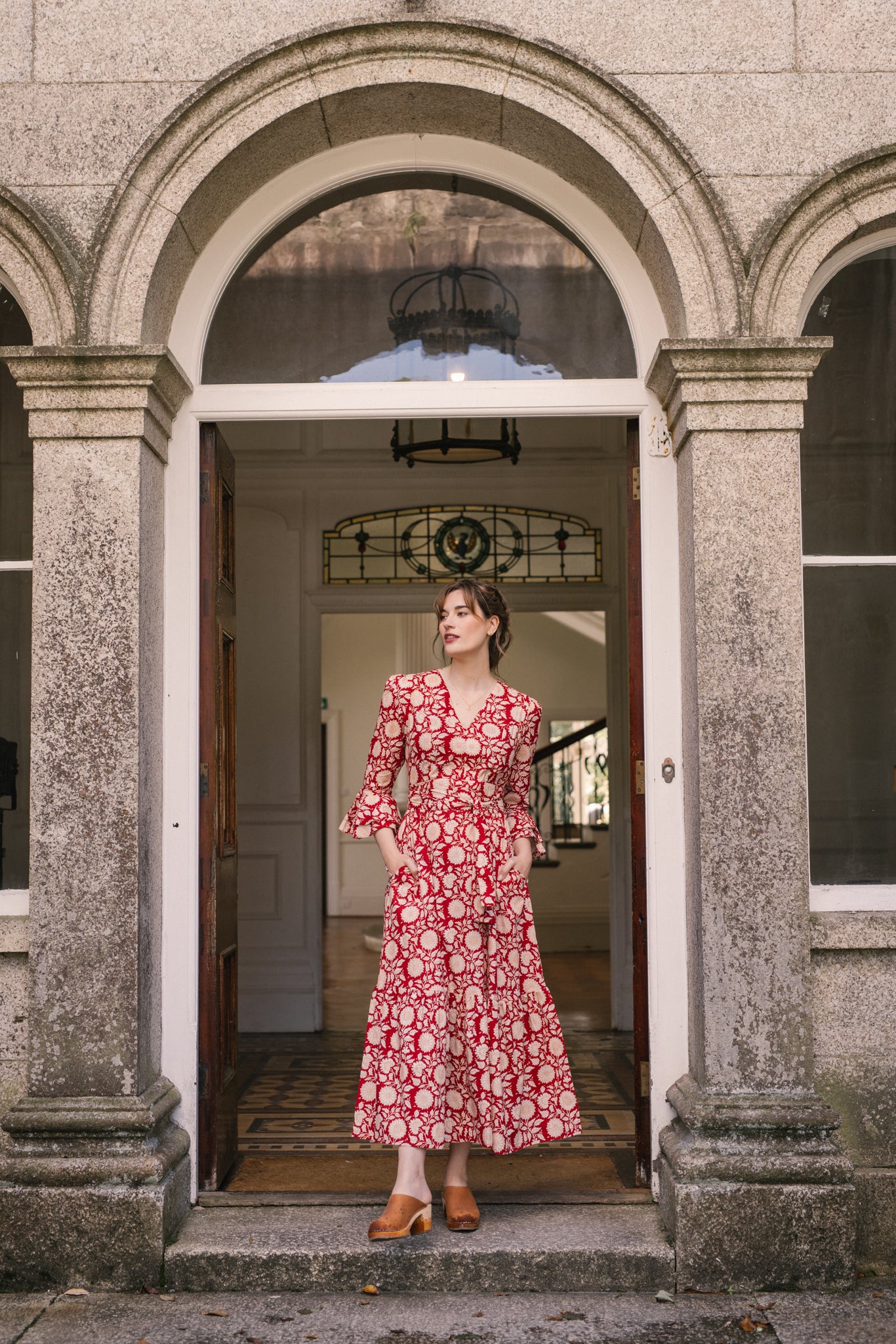 Frida Dress in Red