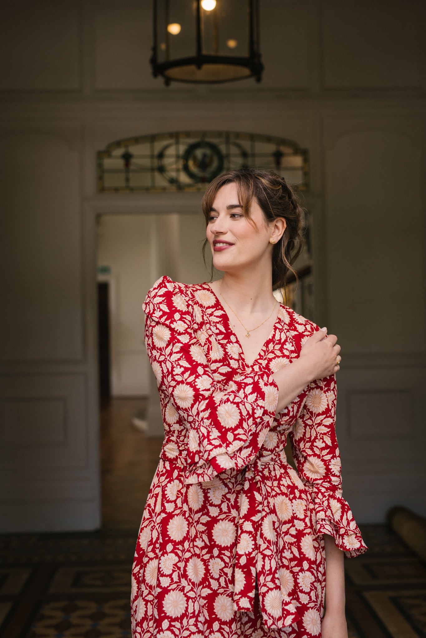 Frida Dress in Red