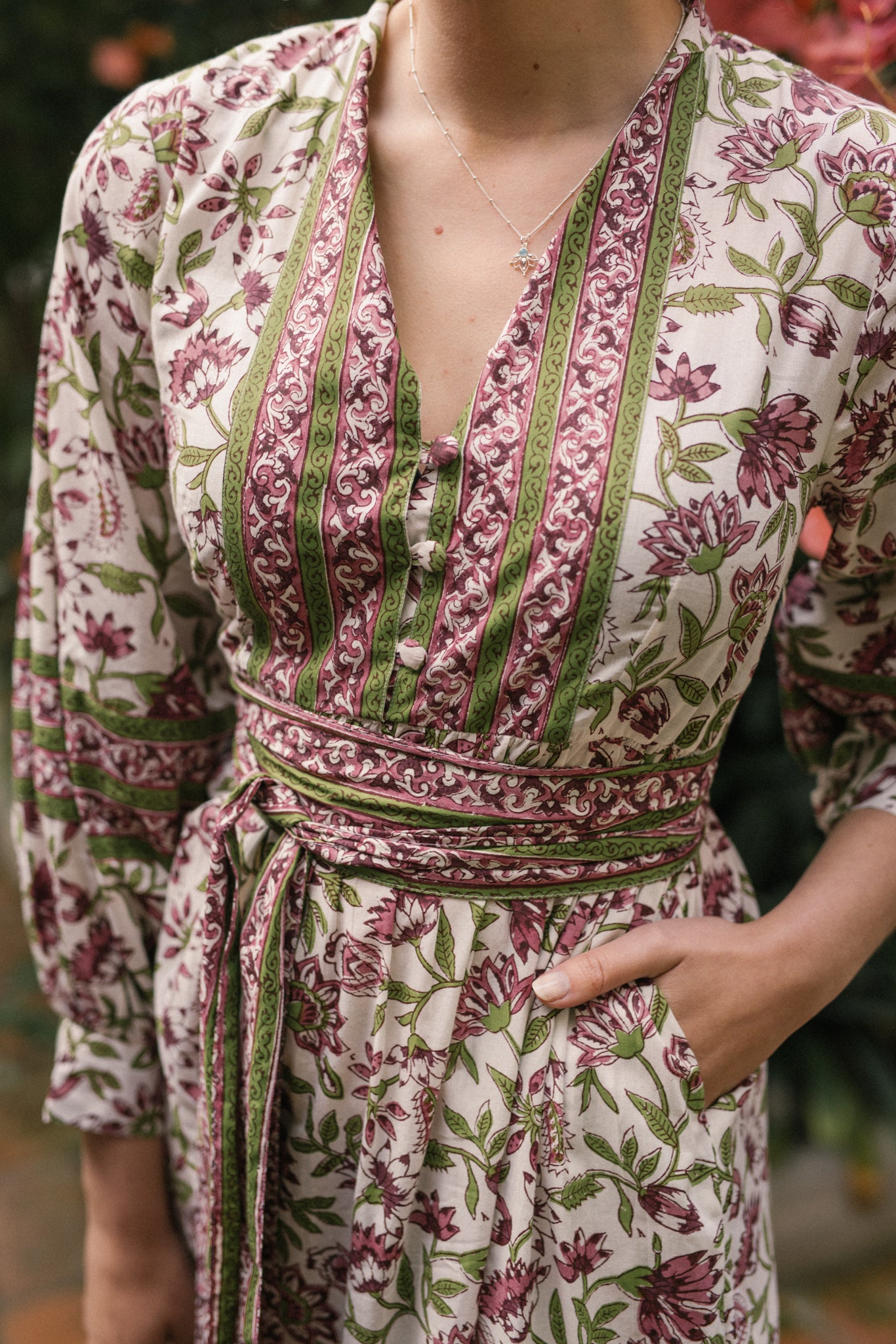 Lucy Dress in Tropical Garden