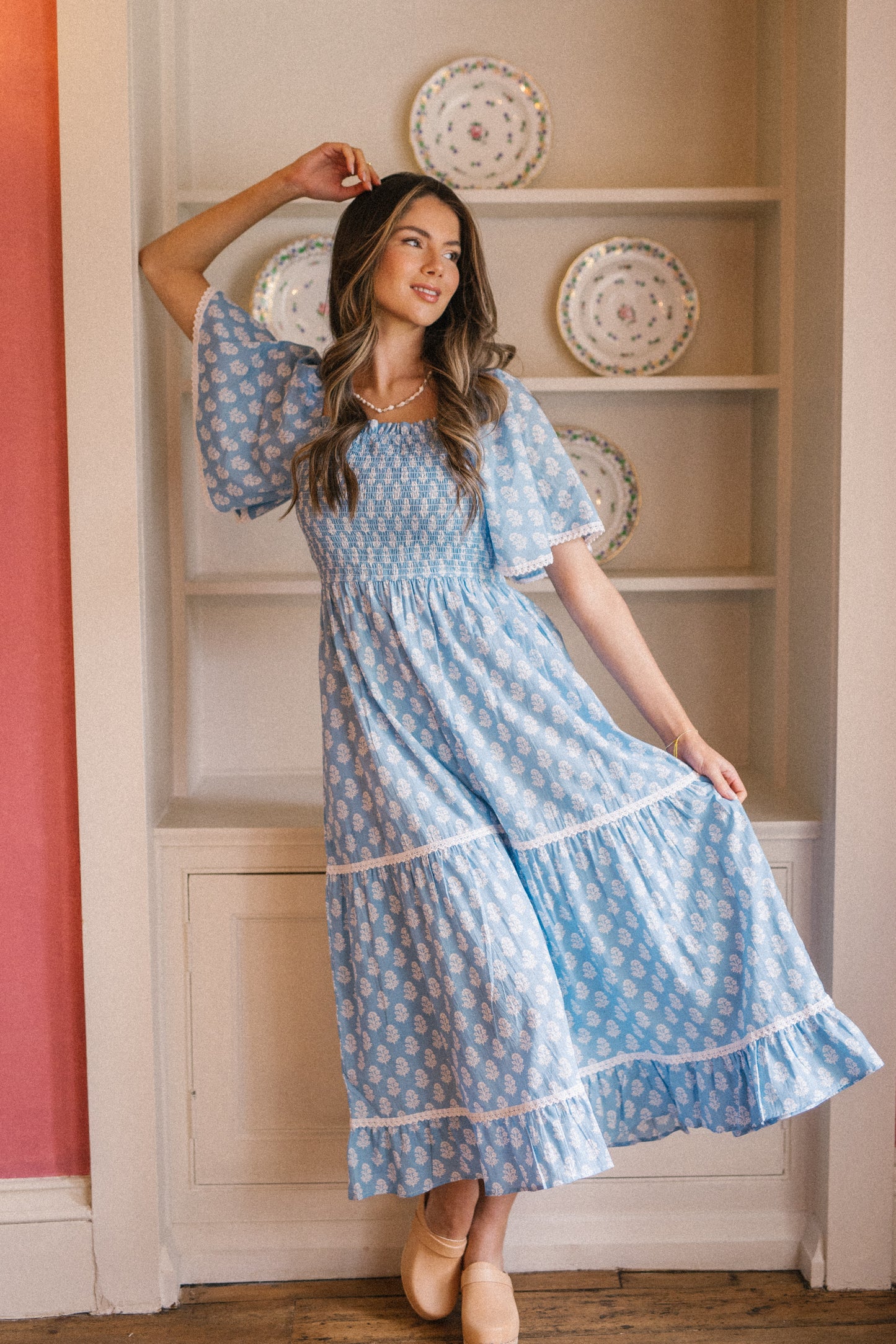 Mona Dress - Blue