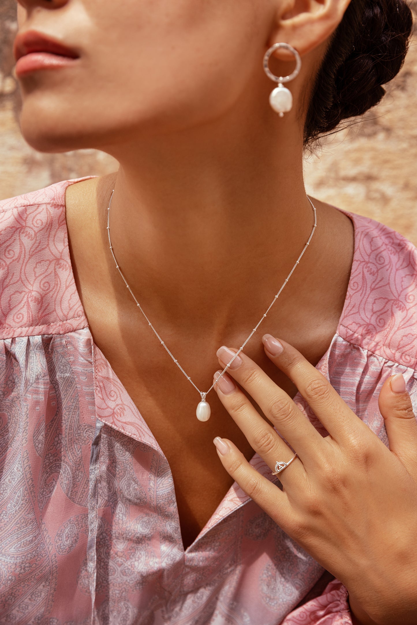 Temple ring in Sterling Silver