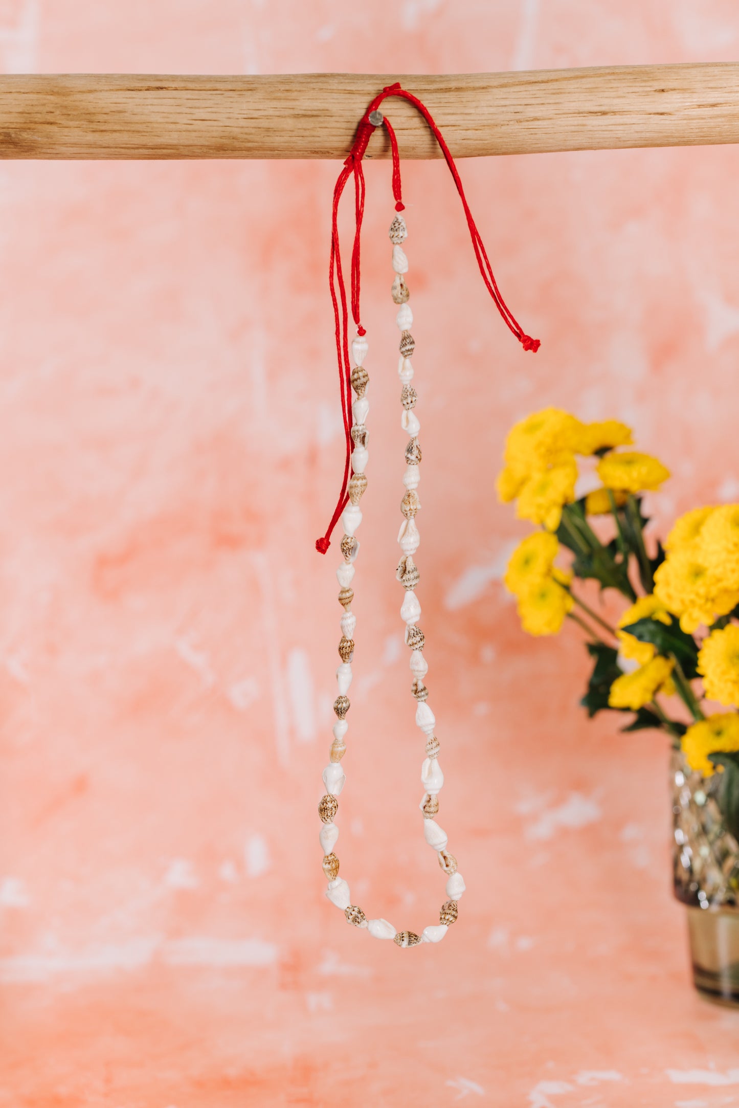 Shell Necklace - Red (NCK 055)