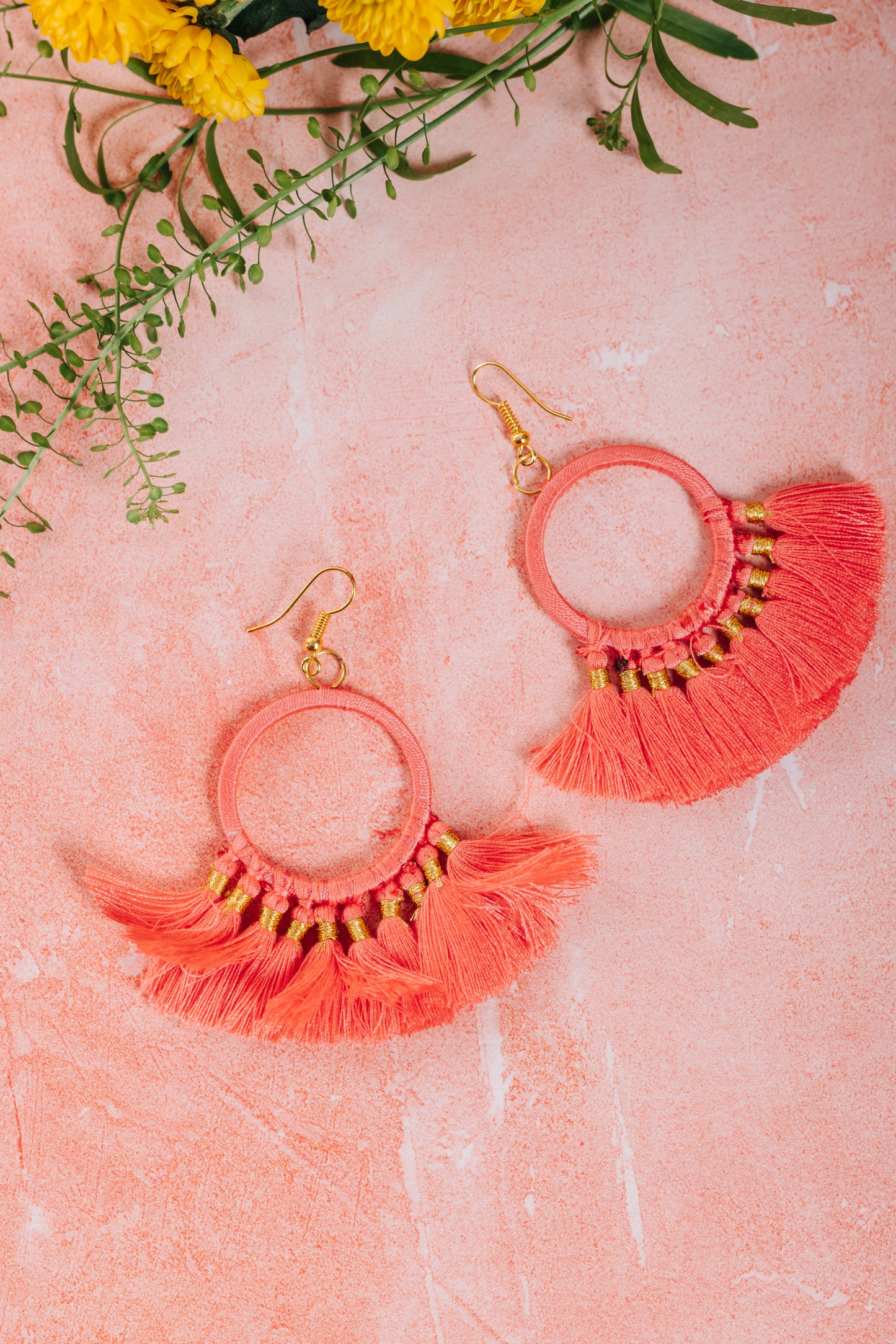Tassel Earrings - Soft Pink (EAR 060)
