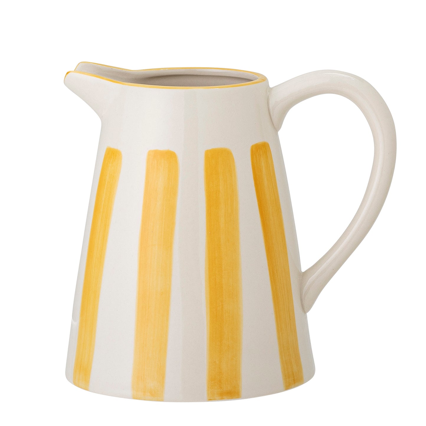 Begonia Jug in Yellow Stripe