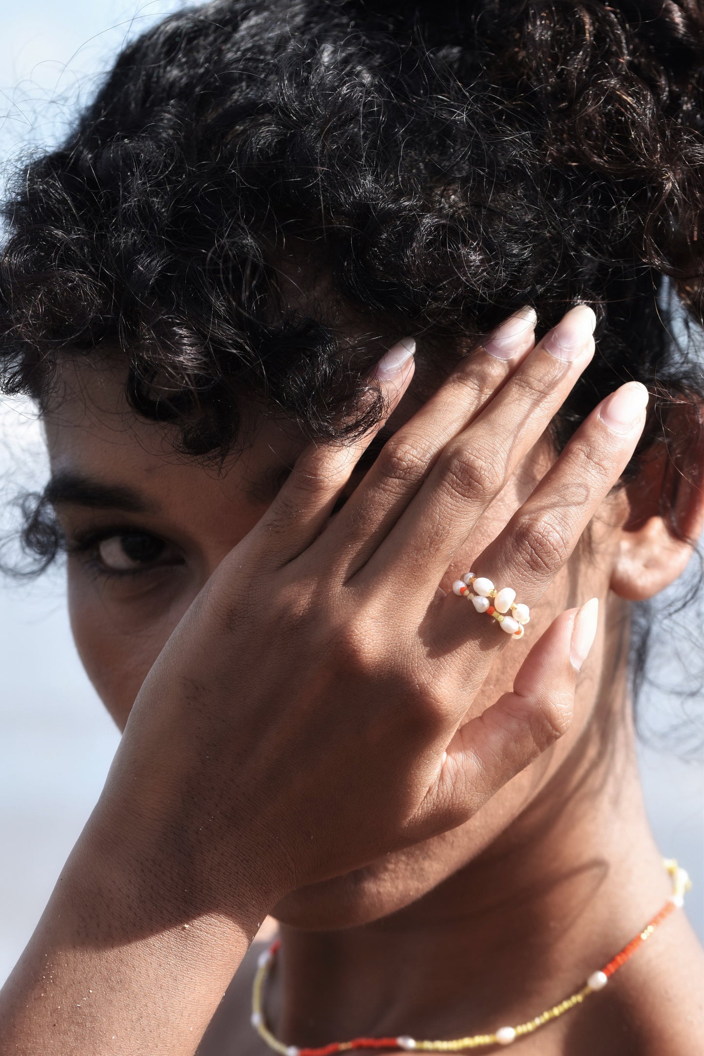 Dewi Pearl Ring - Sunshine
