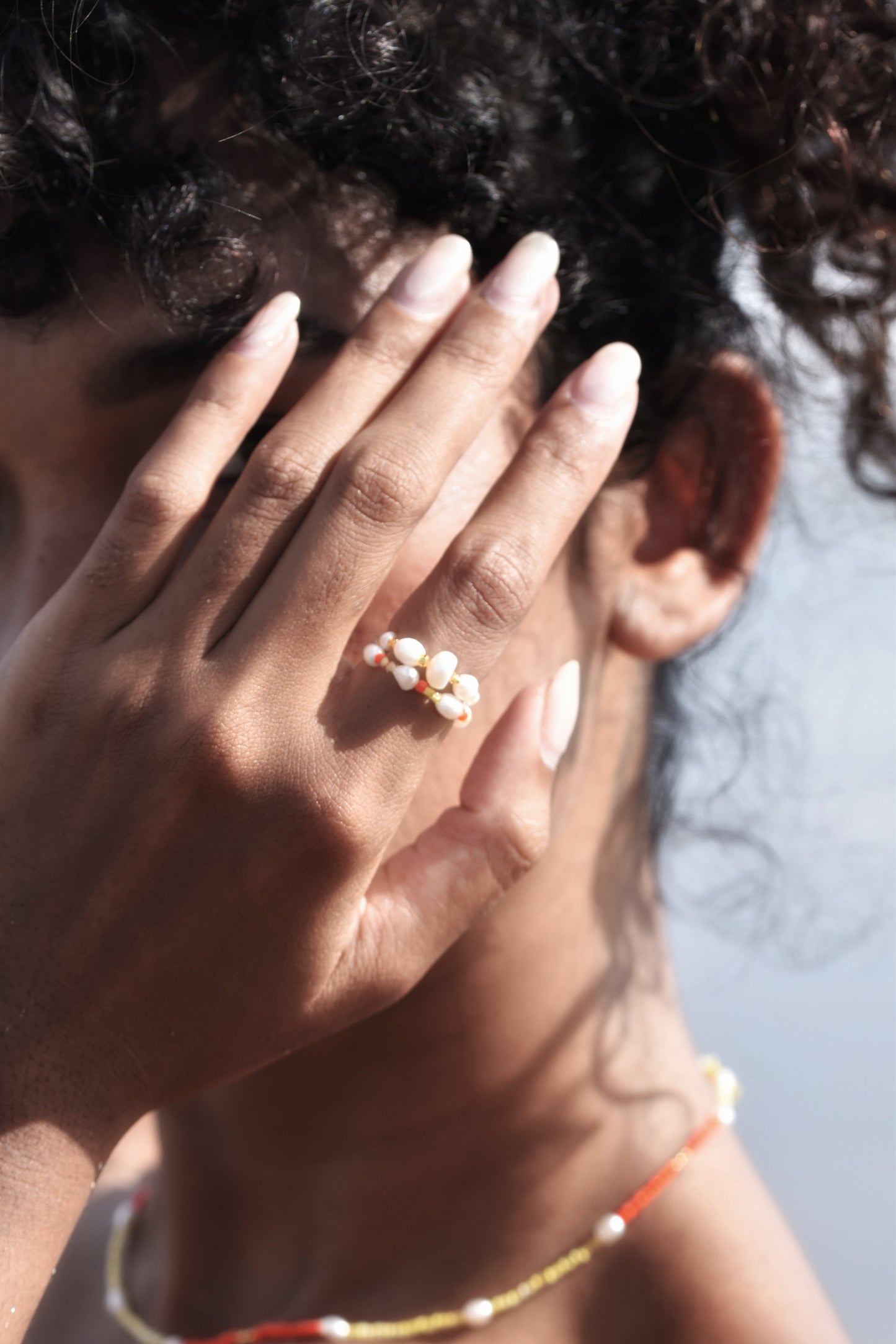 Dewi Pearl Ring - Sunshine