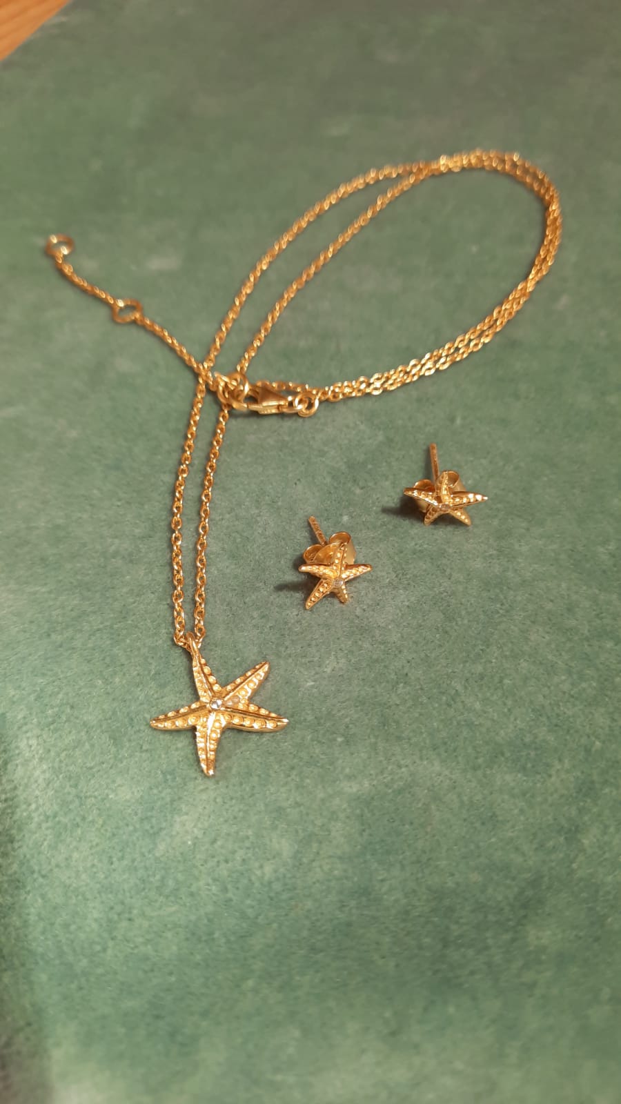 Gold Vermeil Starfish Necklace