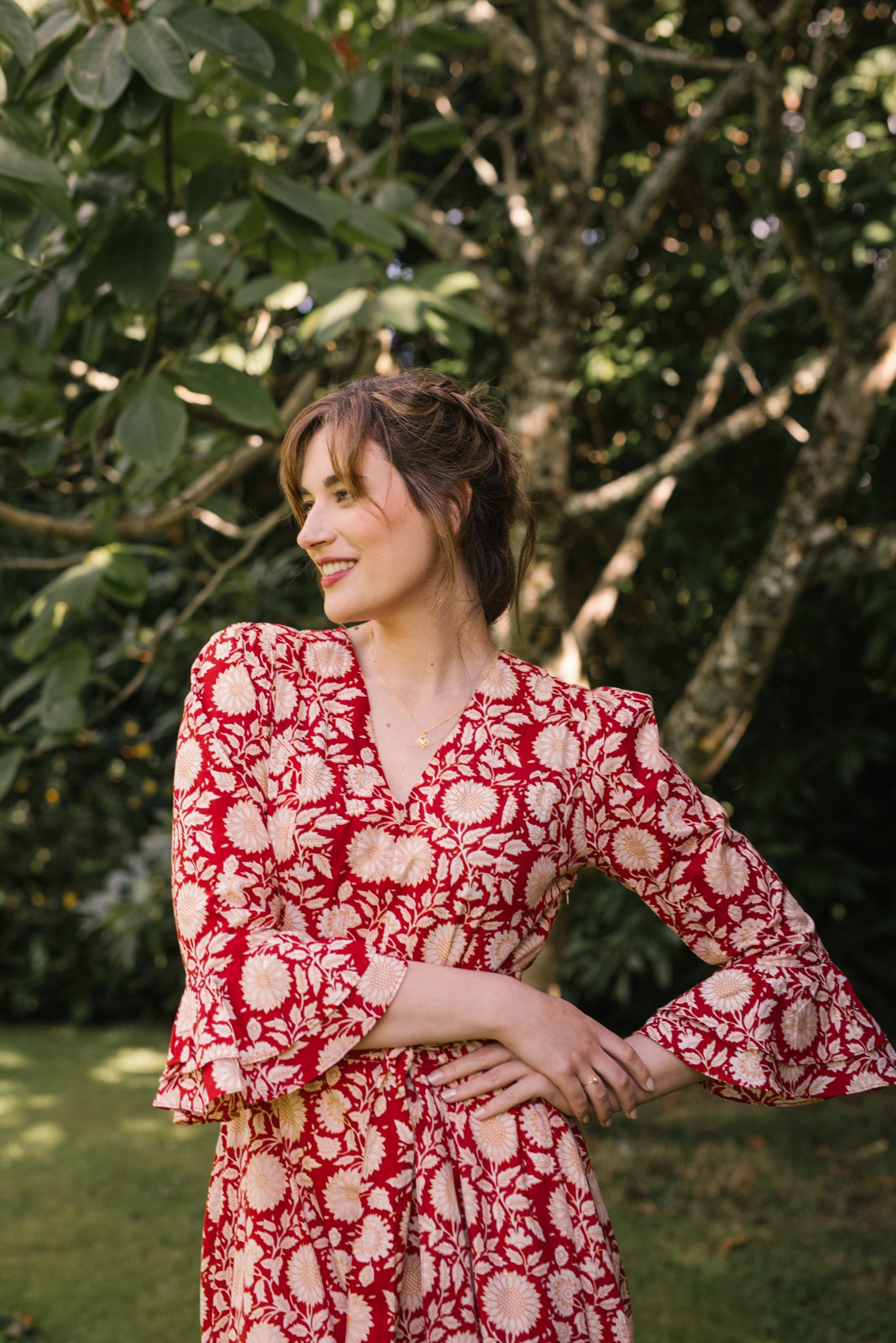 Frida Dress in Red
