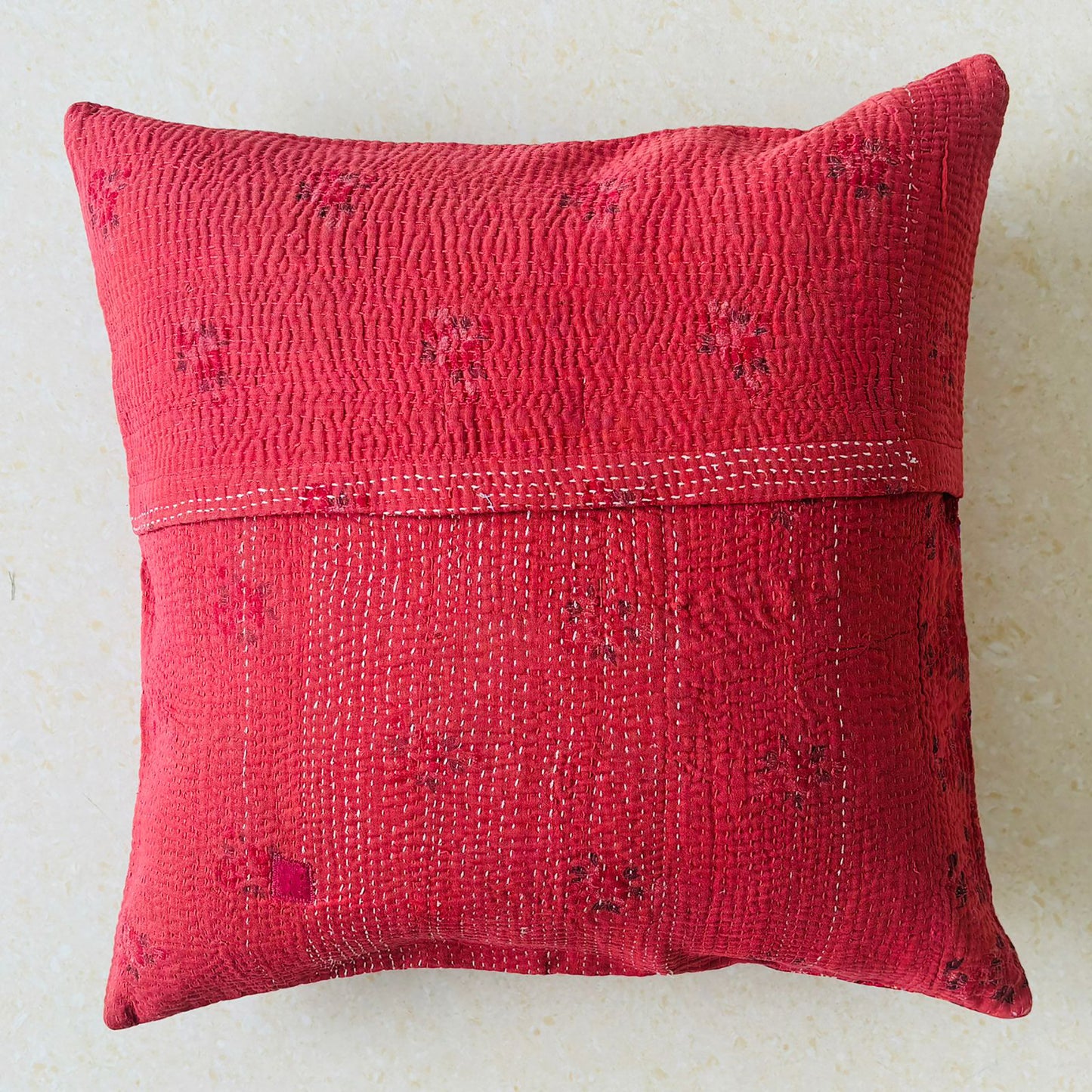 Sundar Embroidery Silk Cushion- 015