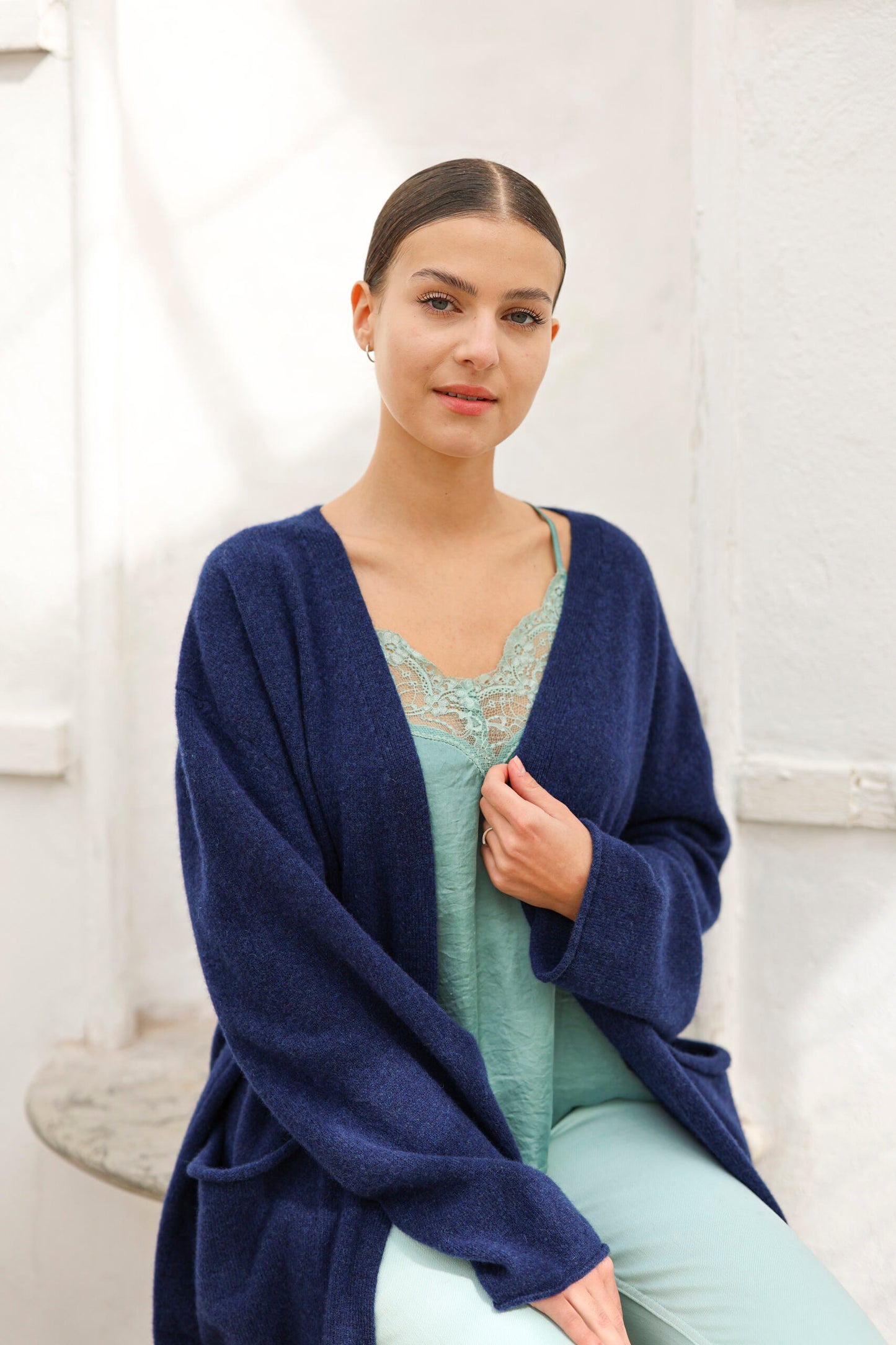 Corry Long Cardigan - Regatta