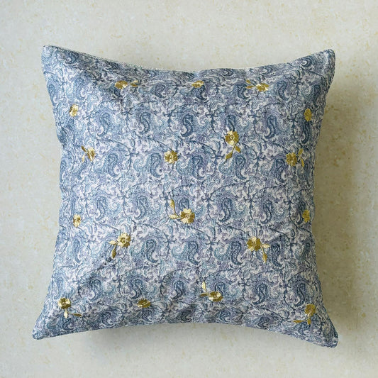 Sundar Embroidery Silk Cushion- 020
