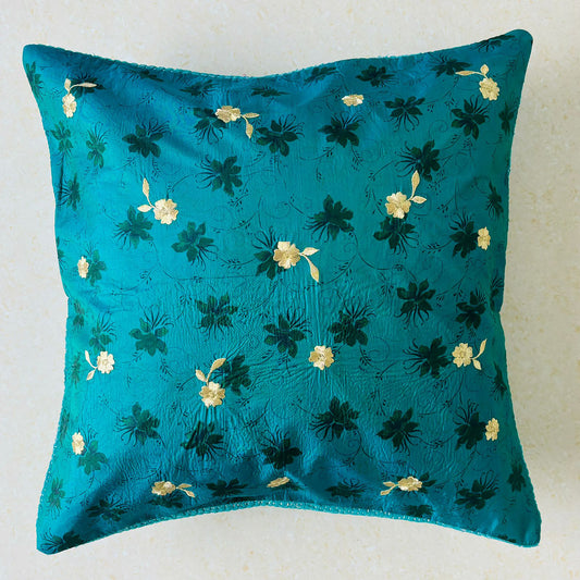 Sundar Embroidery Silk Cushion- 022