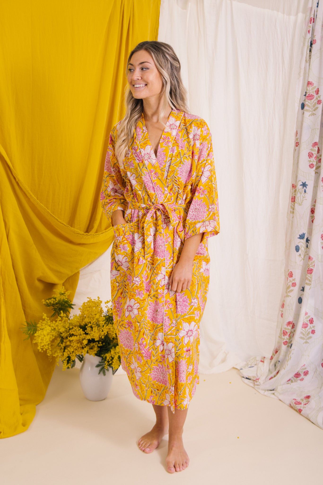 Dressing Gown/Robe  - Marigold