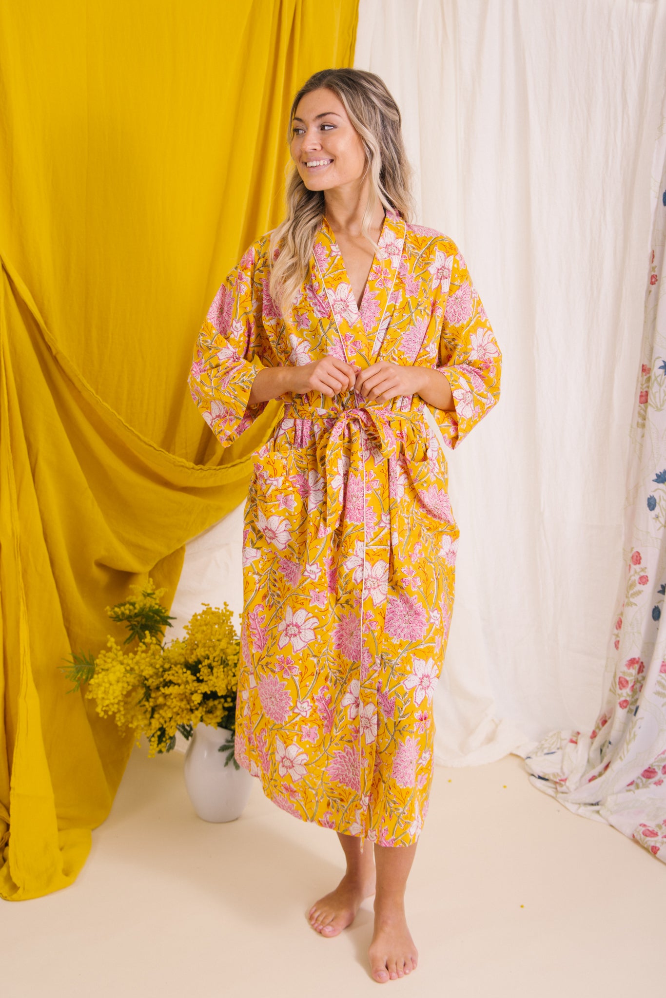 Dressing Gown/Robe  - Marigold