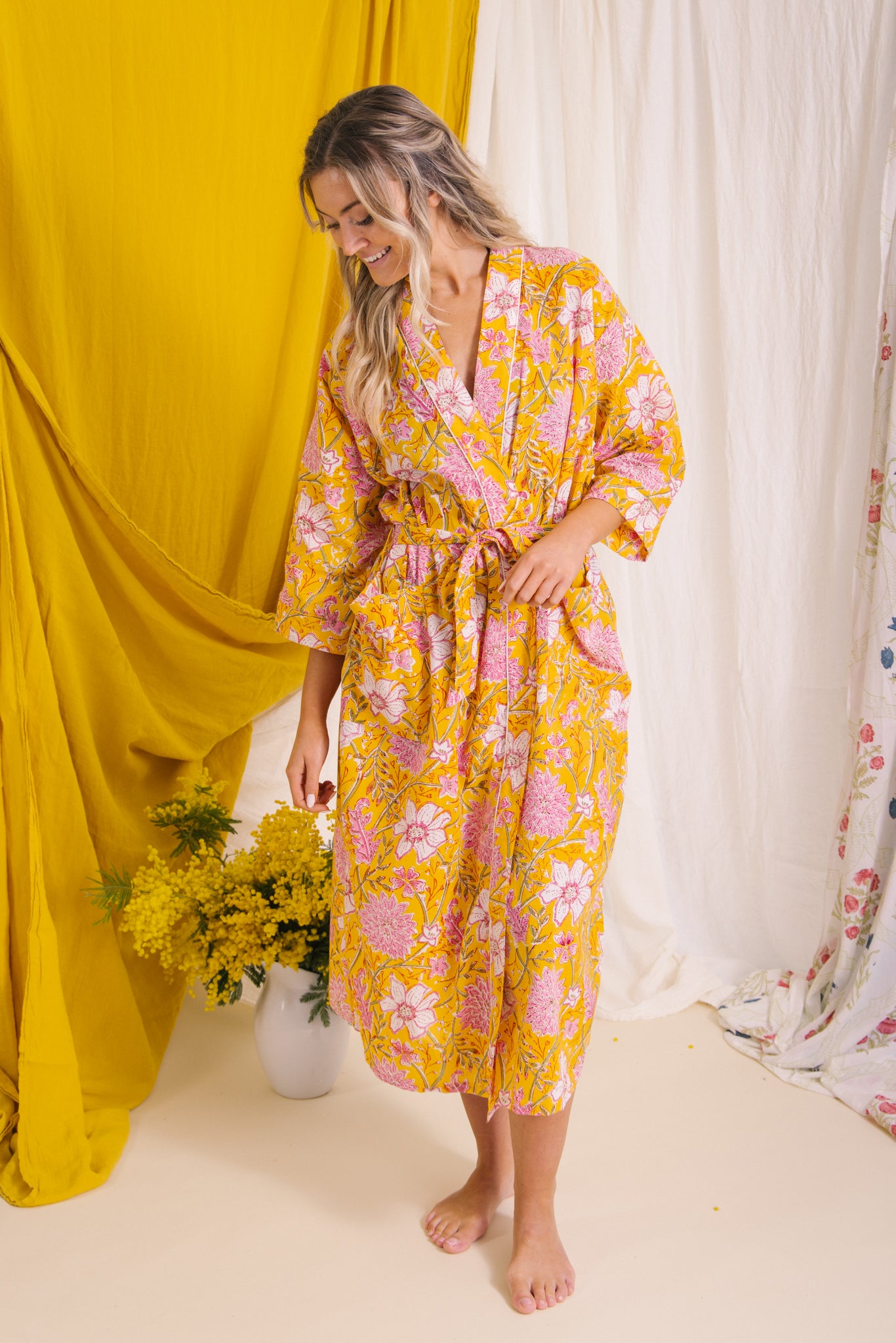 Dressing Gown/Robe  - Marigold