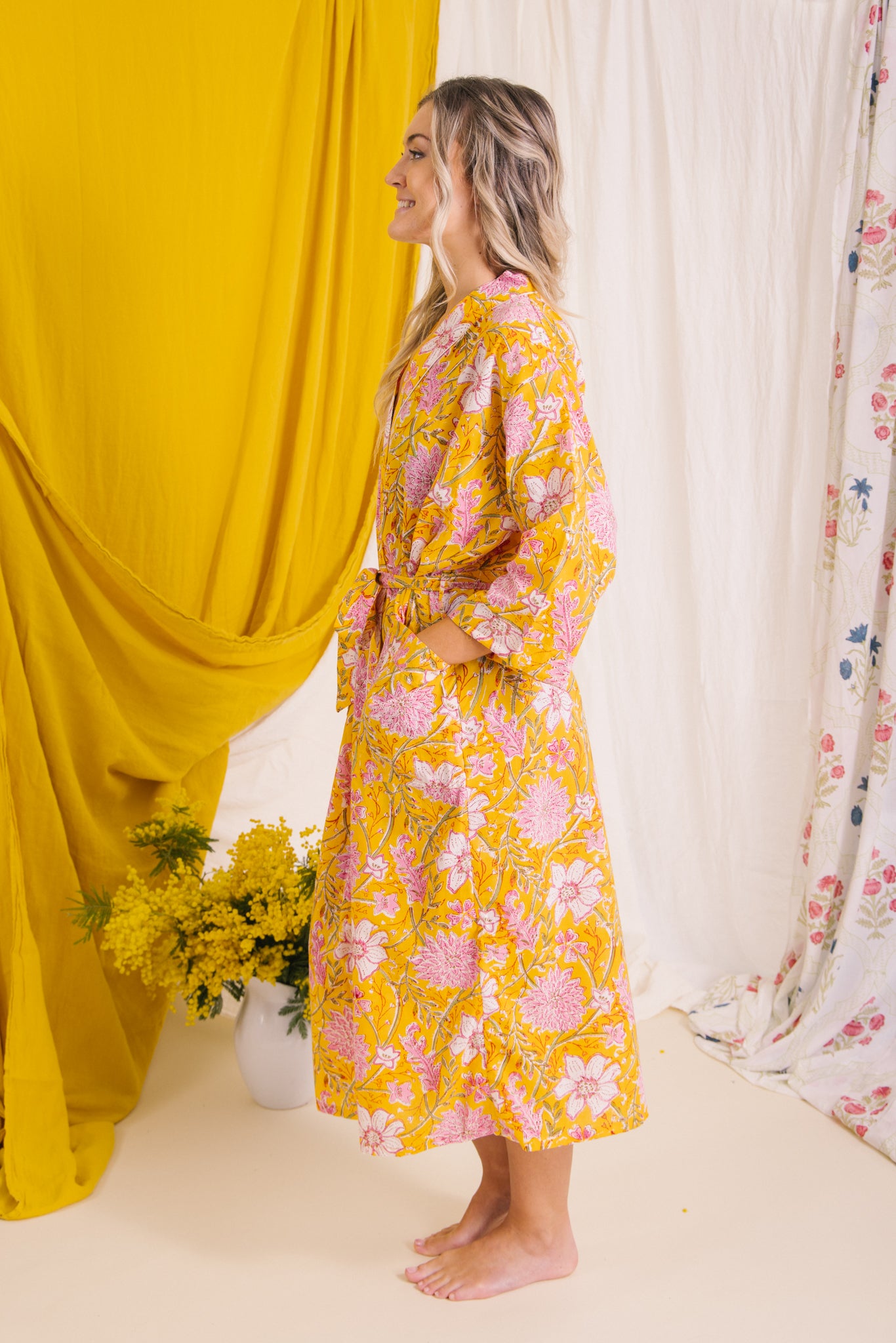 Dressing Gown/Robe  - Marigold