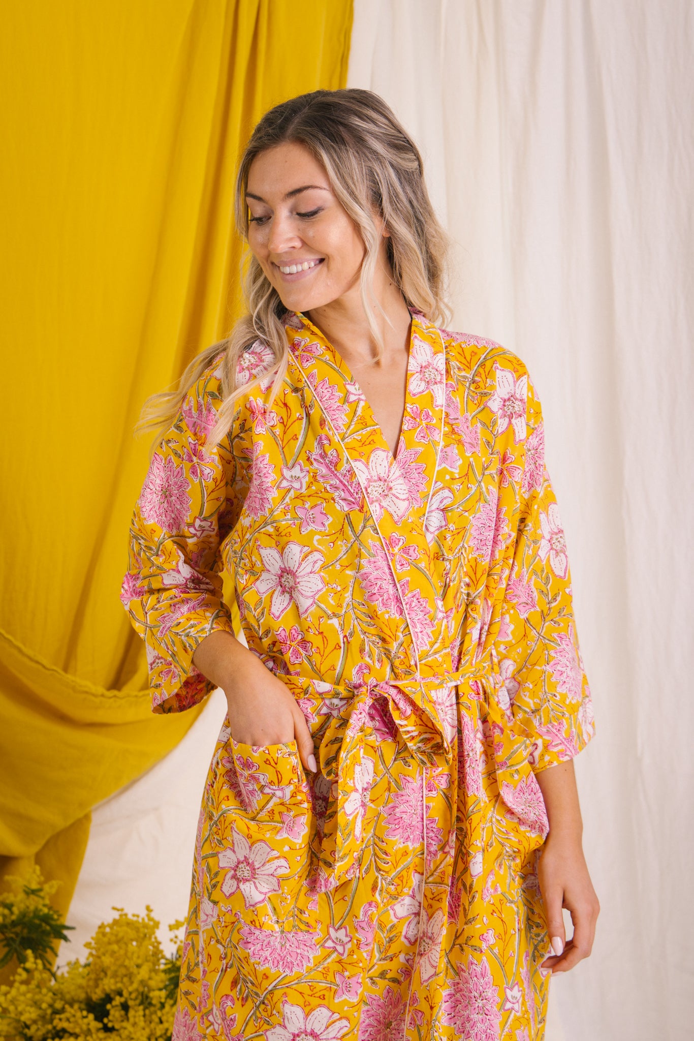 Dressing Gown/Robe  - Marigold