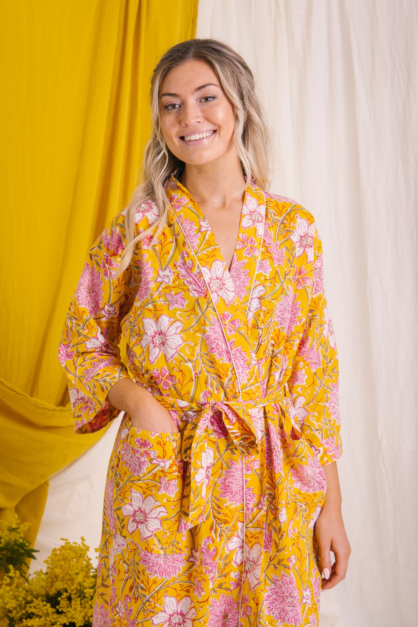 Dressing Gown/Robe  - Marigold