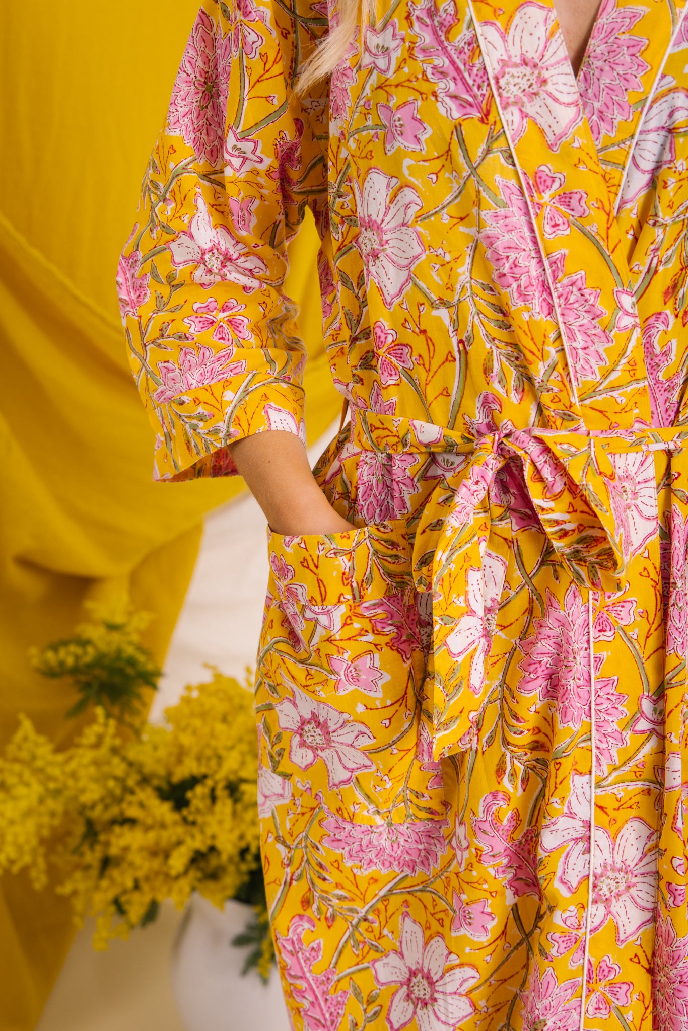 Dressing Gown/Robe  - Marigold