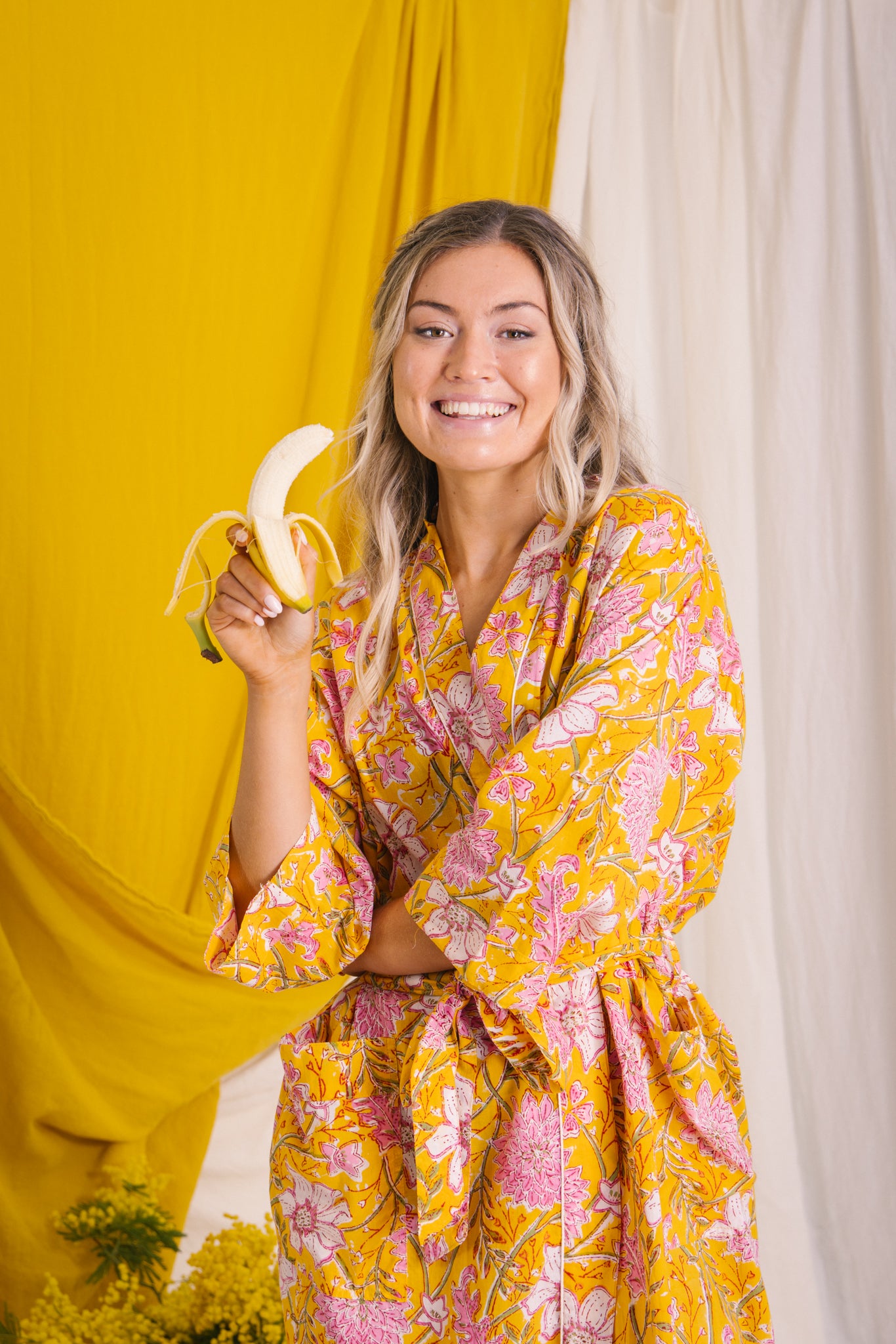 Dressing Gown/Robe  - Marigold