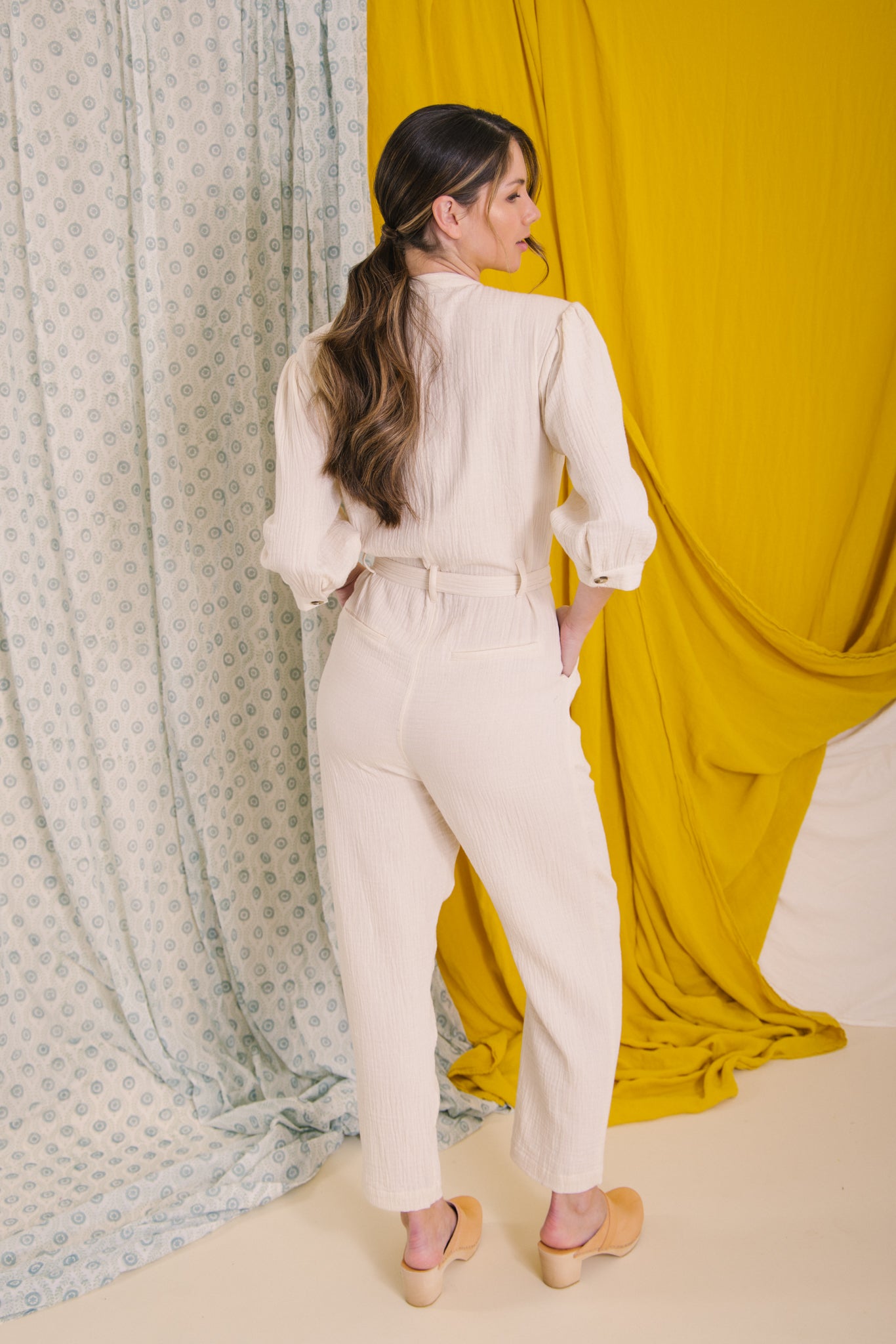 Rosie Jumpsuit -Natural (AVAILABLE FOR PREORDER )