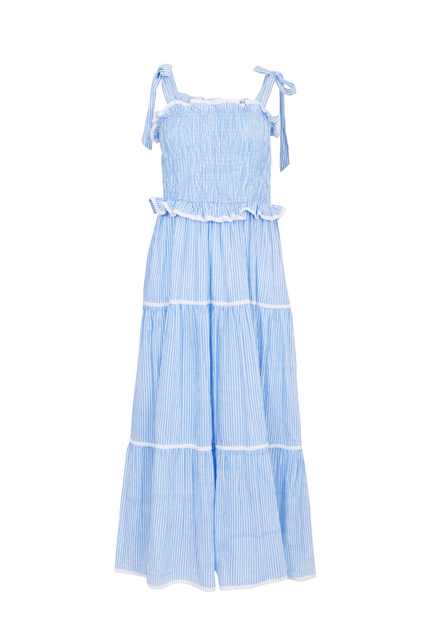 Sitara Stripe Sundress - Blue