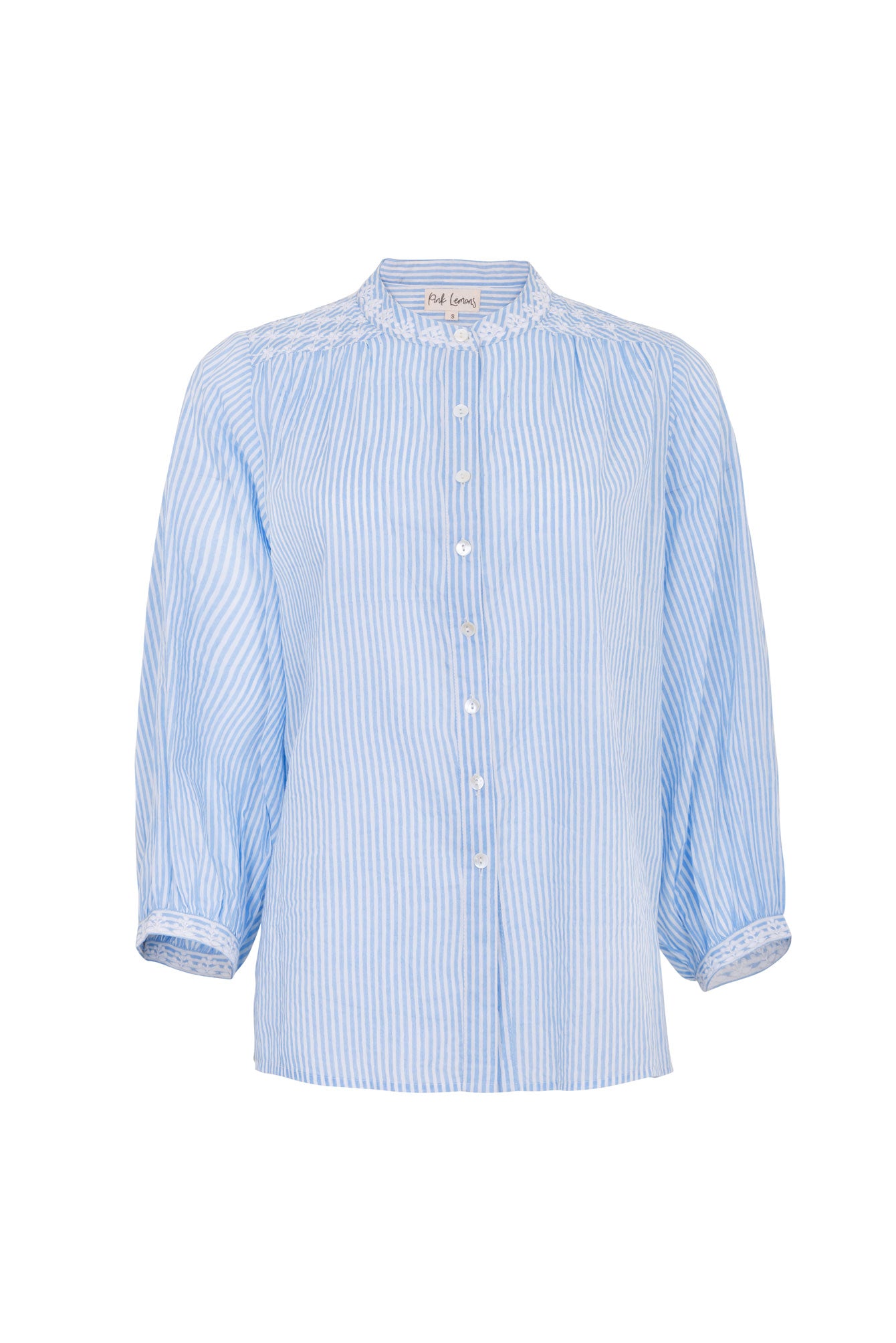 Sitara Stripe Blouse - Blue